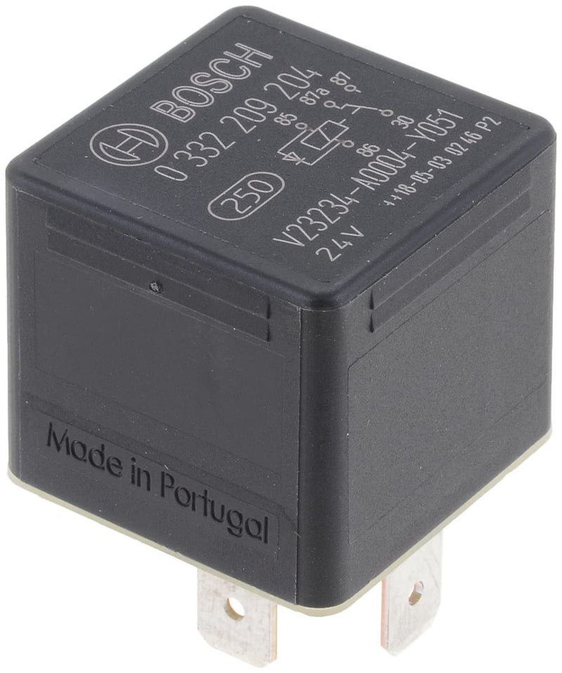 BOSCH 0332209204 Changeover Mini Relay  5 Pins 24 V 2010 A  Single